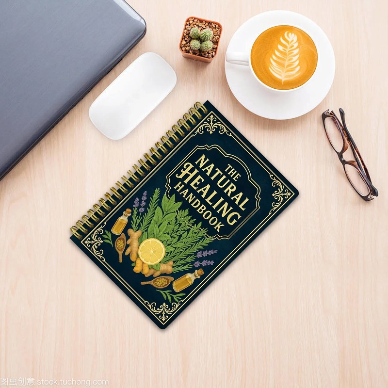 Health & Wellness Junior Premium Adjustable Arm Sling - Natural Therapy Handbook, an English version