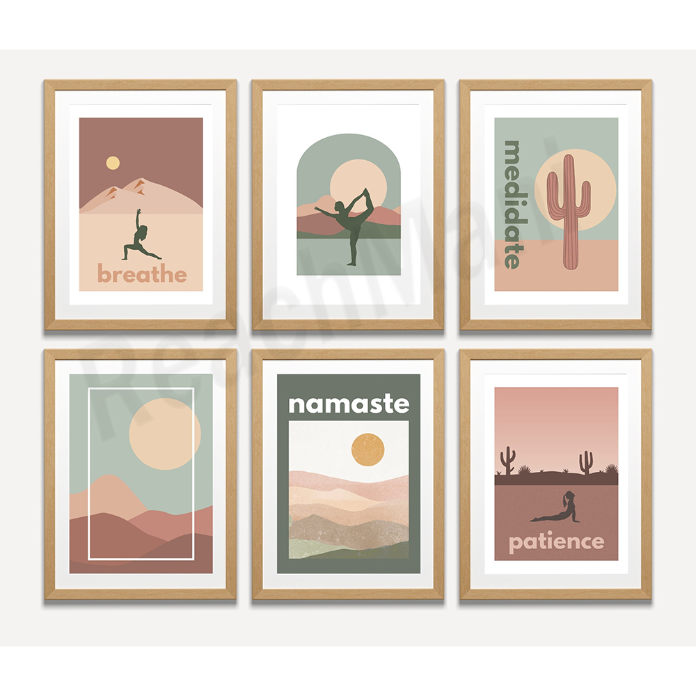 Safe Space Mindfulness Poster  - Health Wellness Poster recension och pris