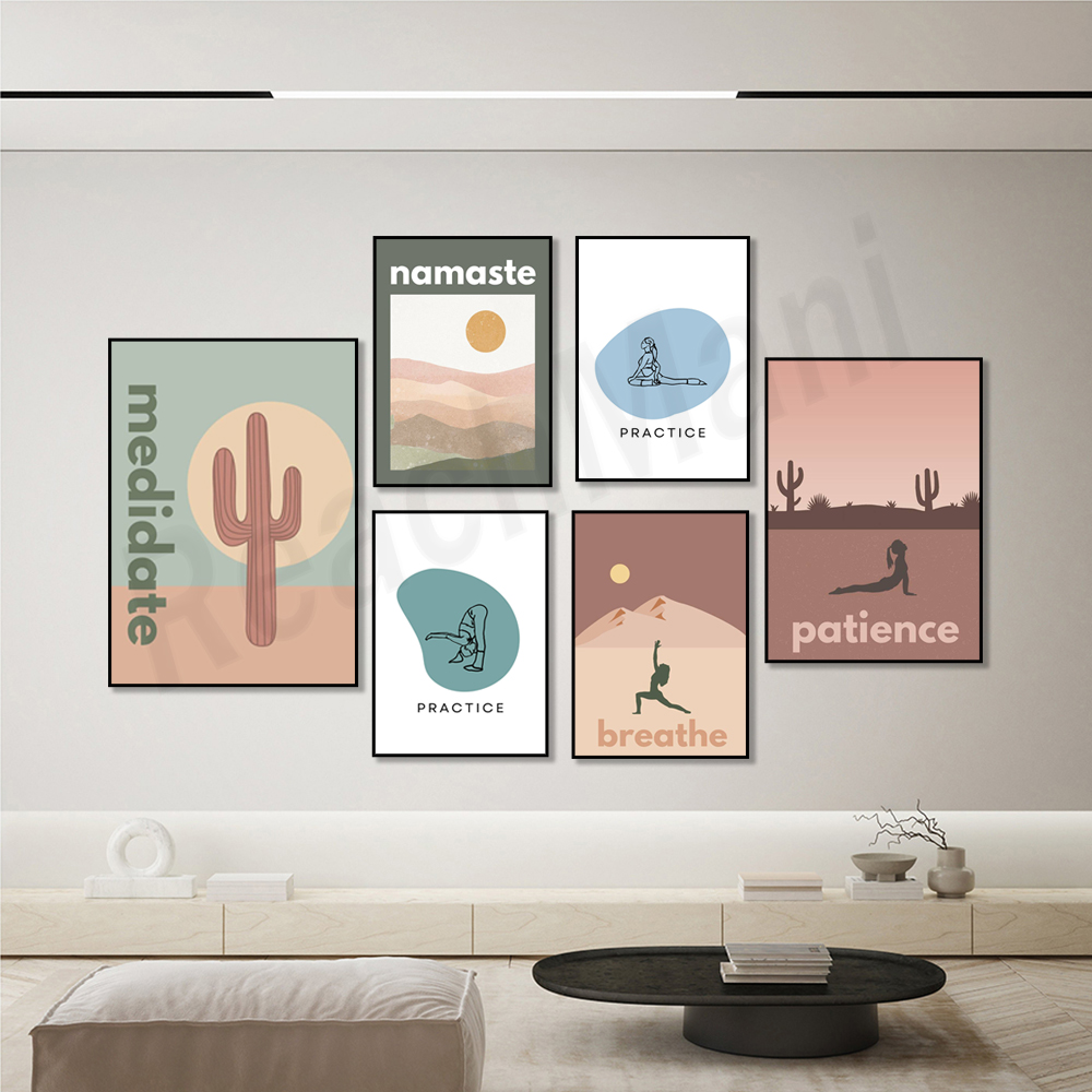 Safe Space Mindfulness Poster  - Health Wellness Poster recension och pris