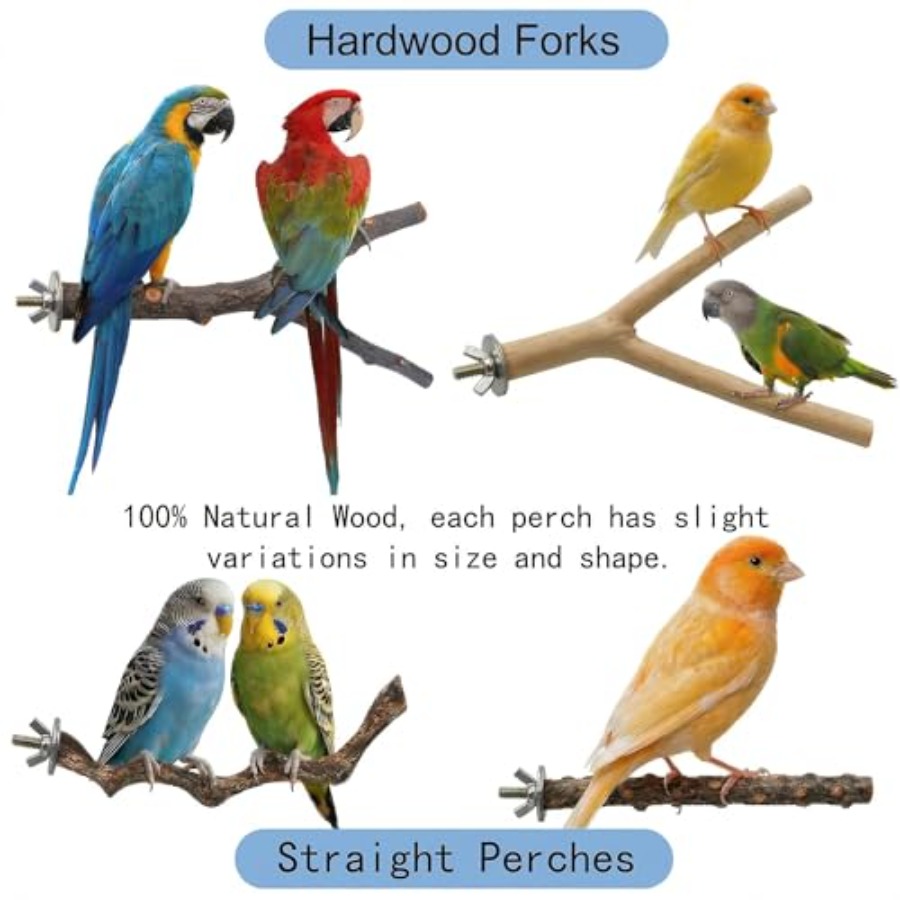 8PCS natural wood bird perches - Health & Wellness Junior Premium Adjustable Arm Sling recension och pris