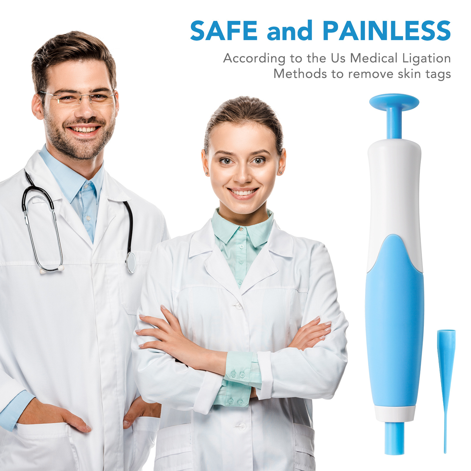2-IN-1 Auto Skin Tag Removal T - Acne Light Therapy Pen recension och pris