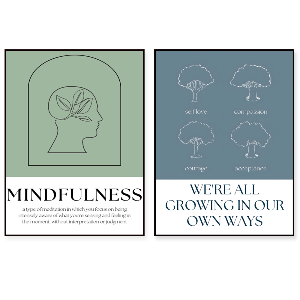 Mindfulness print, it's a safe - Health Wellness Poster recension och pris