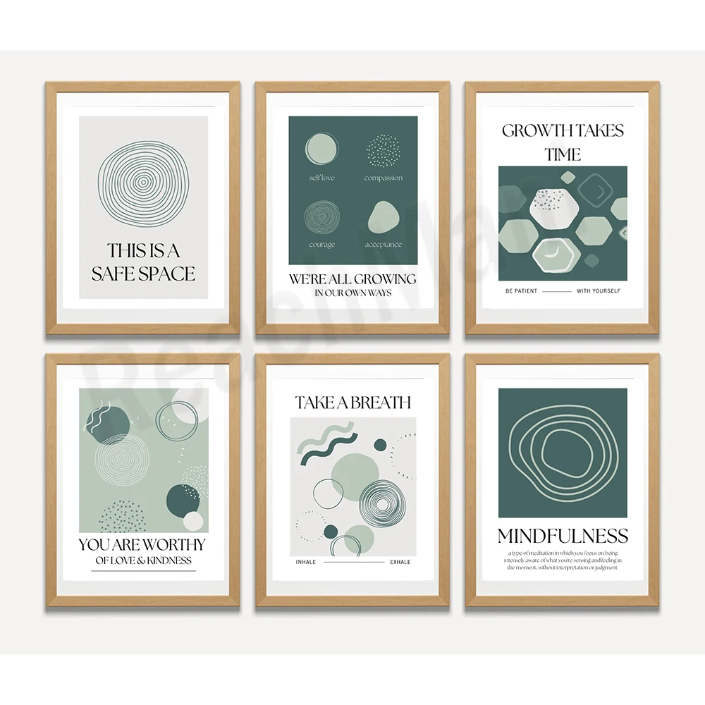 Mindfulness print, it's a safe - Health Wellness Poster recension och pris