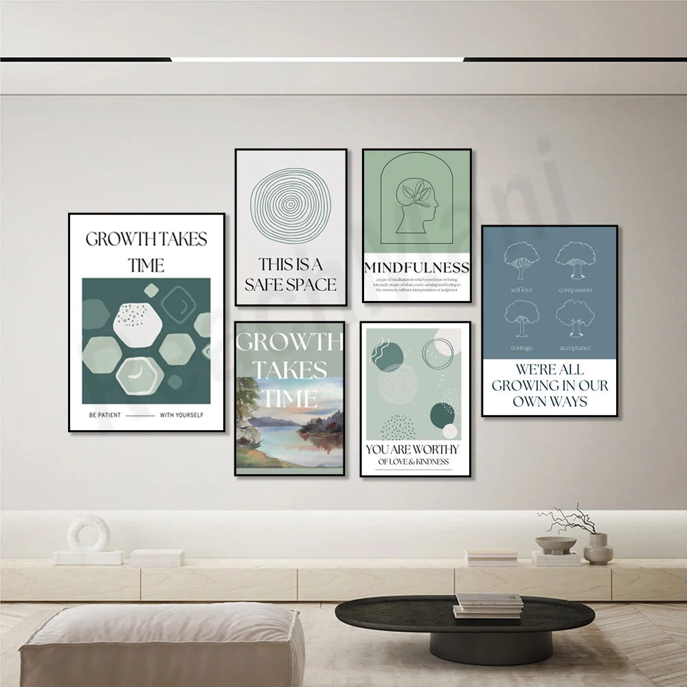 Mindfulness print, it's a safe - Health Wellness Poster recension och pris